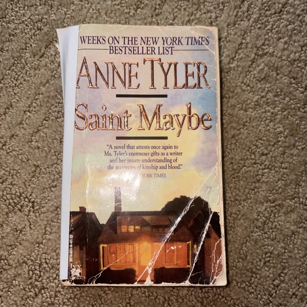 Saint Maybe - Anne Tyler (1992, Paperback) Fiction Novel